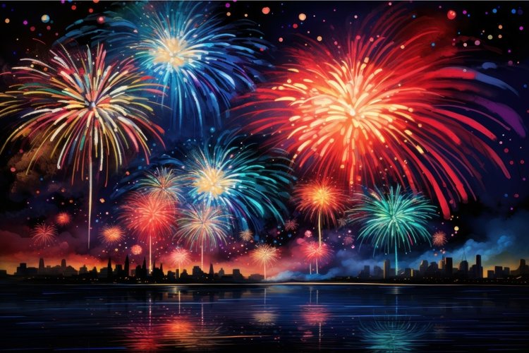 Fireworks Background Image 5