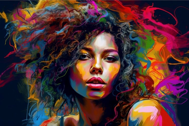 Curly Hair Clipart Image 6