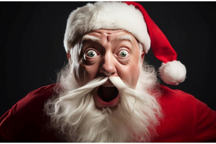 Crazy santa claus. Generate Ai example image 1