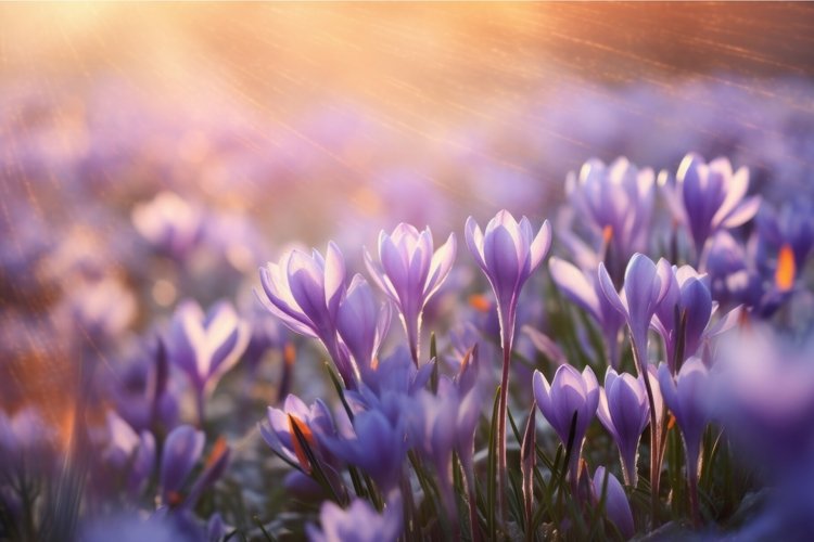 Purple Flower Clipart Image 17