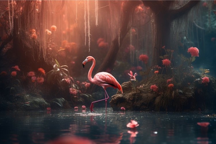 Flamingo Clipart Image 11