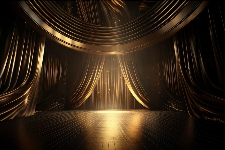Curtains Clipart Image 7