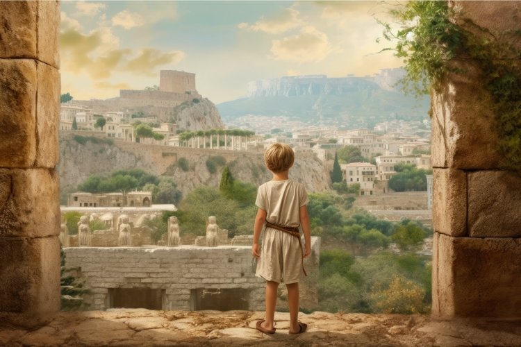 Child Ancient Greek City Generate Ai Child Ancient Greek City Generate Ai