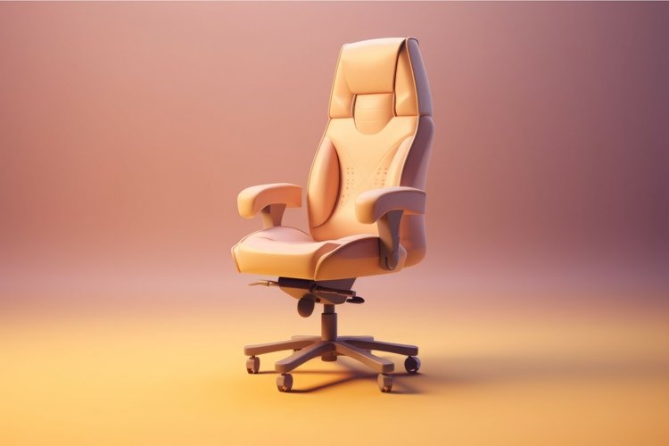 Leisure office chair. Generate Ai example image 1