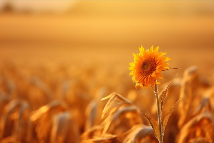 Sunflower Clipart Image 9