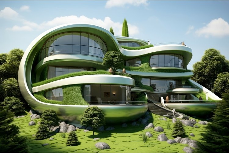 Luxury house. Generate Ai