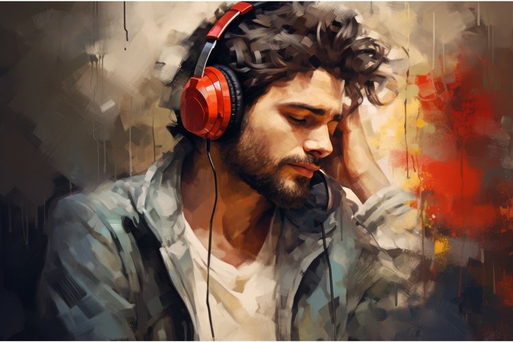 Listening To Music Clipart Image 18