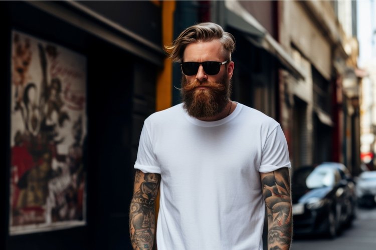 Quiet man tshirt. Generate Ai