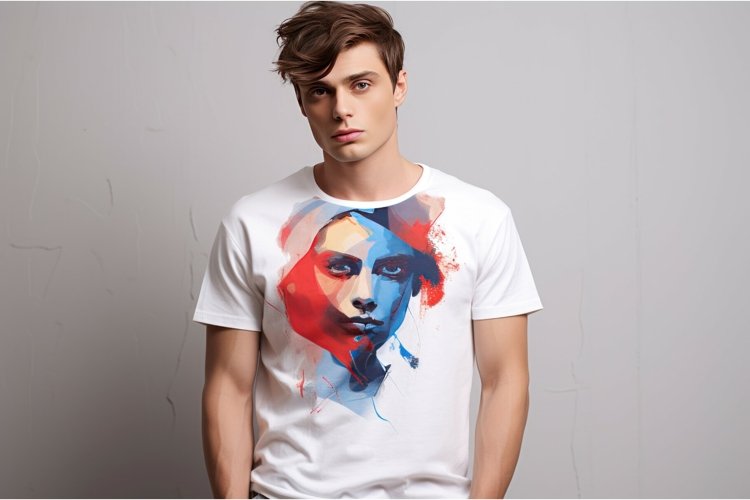 White Tshirt Mockup Image 2