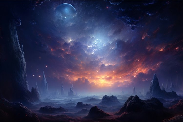 Night Sky Clipart Image 10