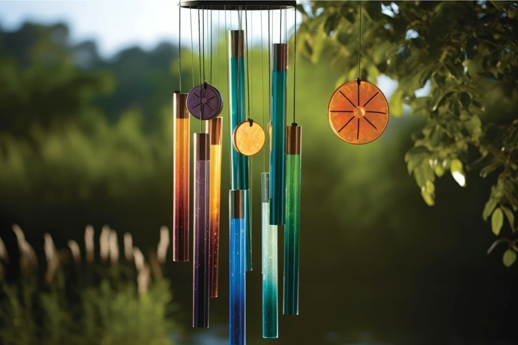 Melodious blend wind sound colorful style. Generate Ai example image 1