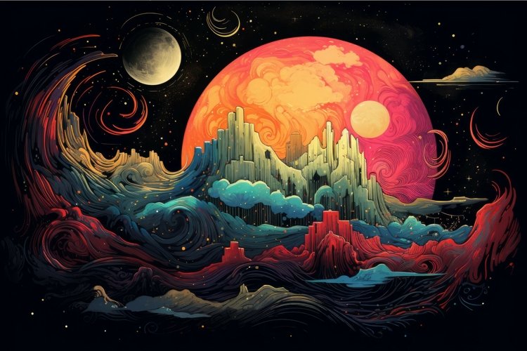 Full Moon Clipart Image 13