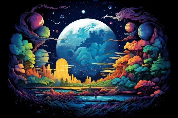 Full Moon Clipart Image 9