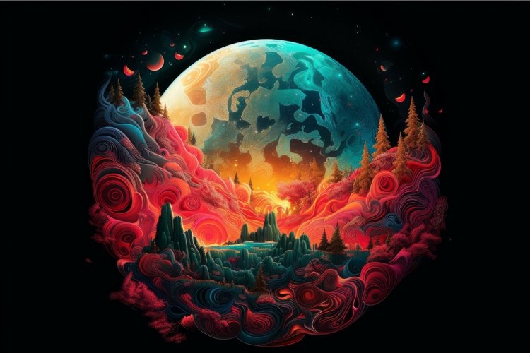 Full Moon Clipart Image 16