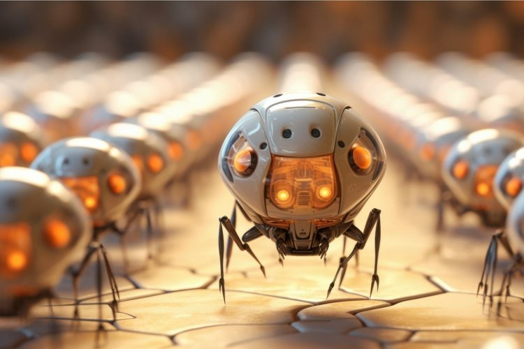 Intricate Nano bot. Generate Ai