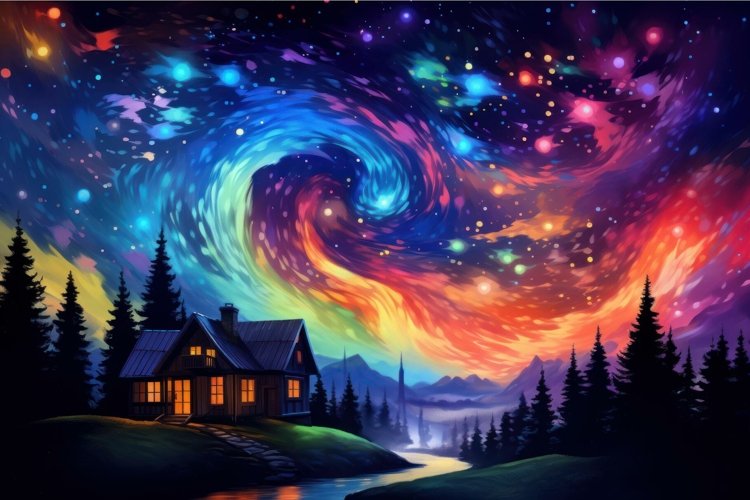 Night Sky Clipart Image 9