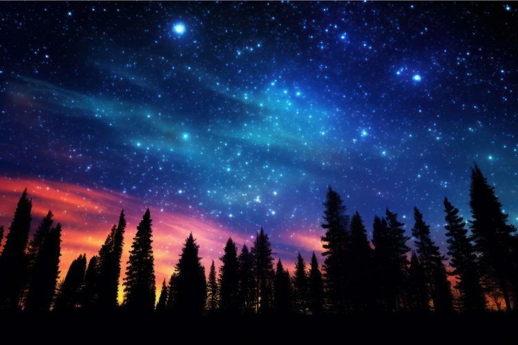 Night Sky Background Image 17