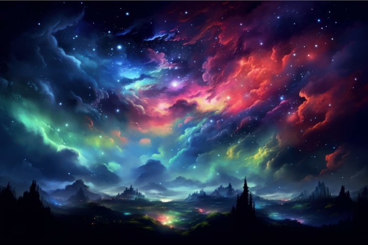 Night Sky Clipart Image 24