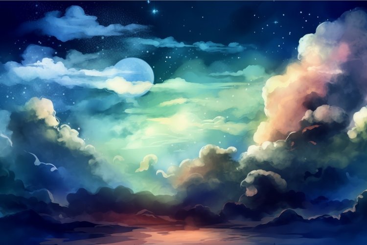 Night Sky Clipart Image 12
