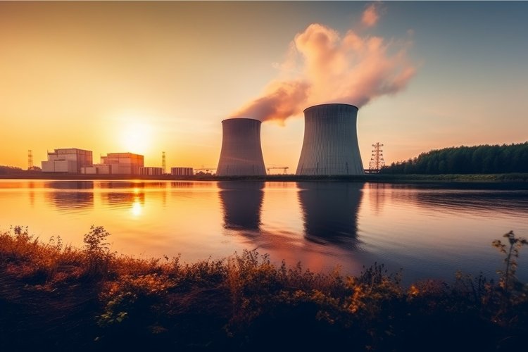 Nuclear power plant. Generate Ai