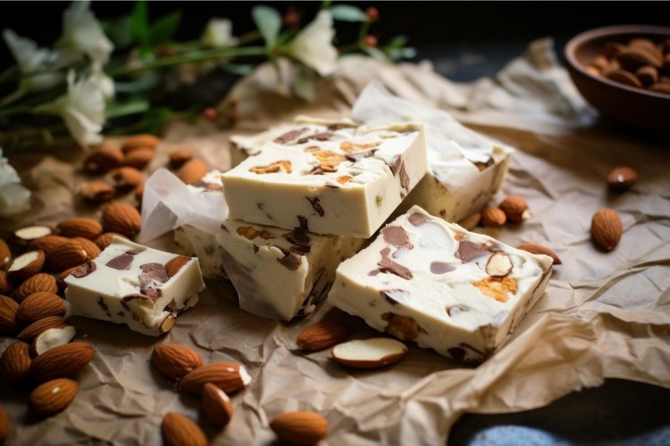 Decadent Nutty nougat. Generate Ai example image 1