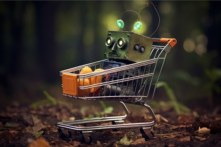 Interactive Online shopping cart. Generate Ai