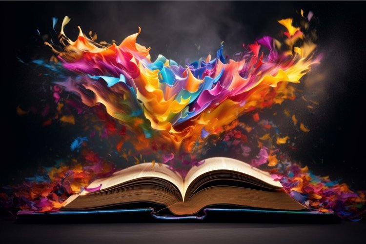 Open Book Clipart Image 3