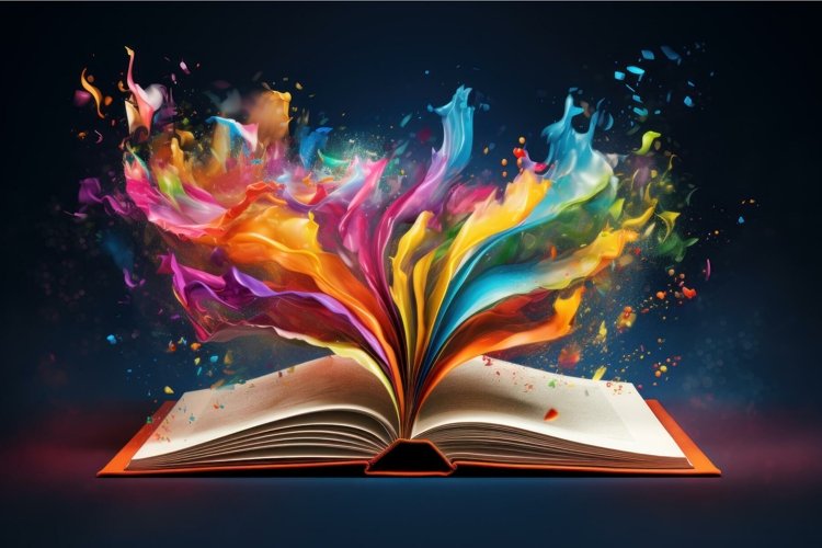 Open Book Clipart Image 21