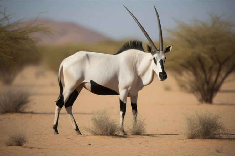 Oryx Antelope Wild Safari Reservation Generate Ai