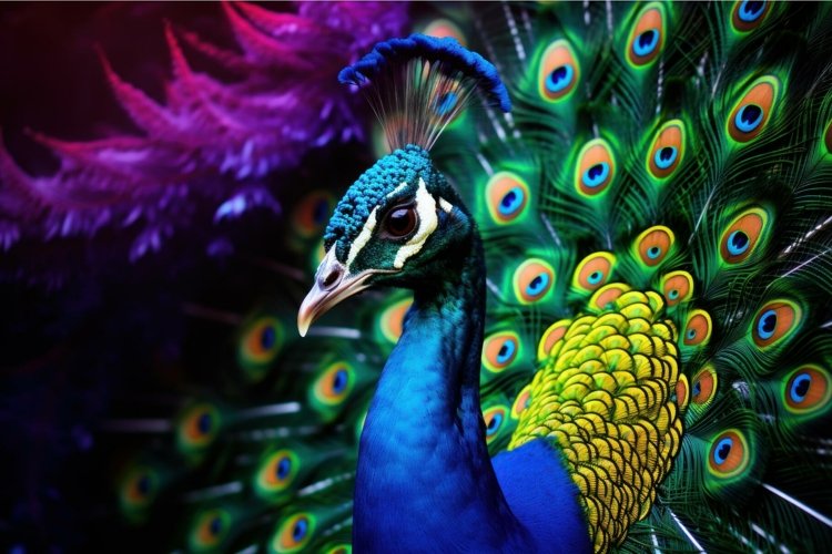 Peacock Feather Clipart Image 2