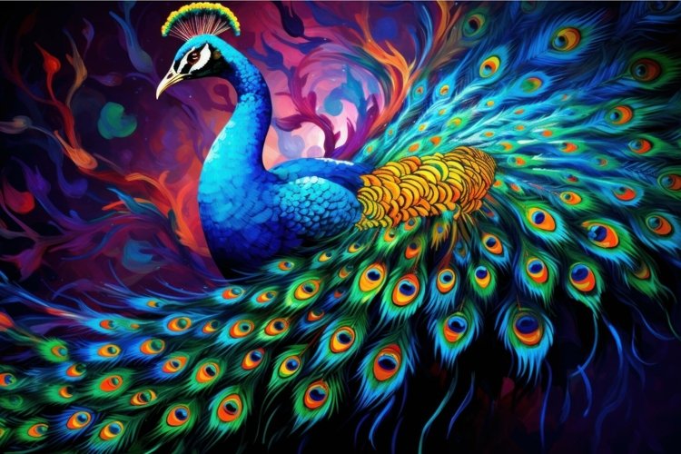 Peacock Feather Clipart Image 23