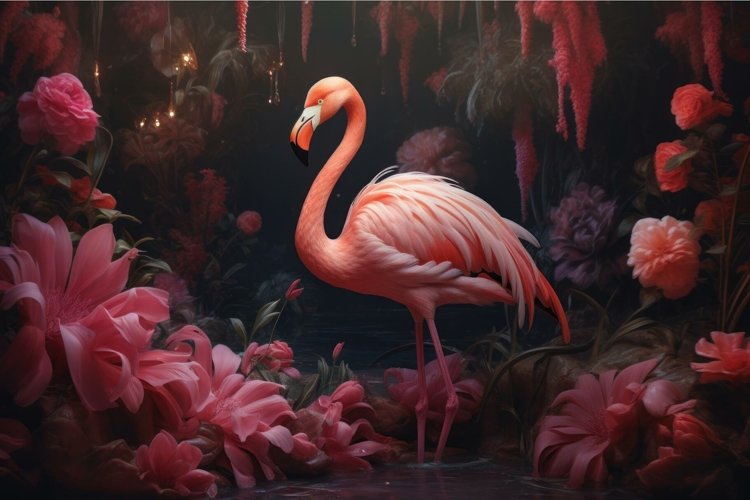 Flamingo Clipart Image 10