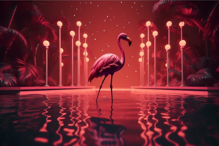 Flamingo Clipart Image 19