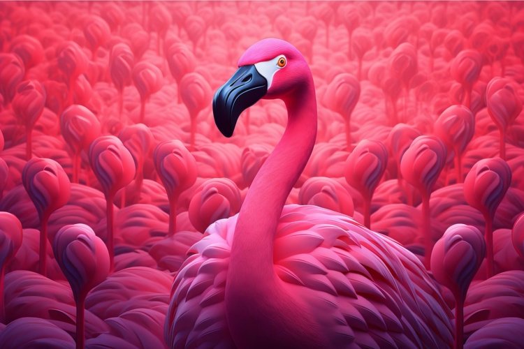 Flamingo Clipart Image 18