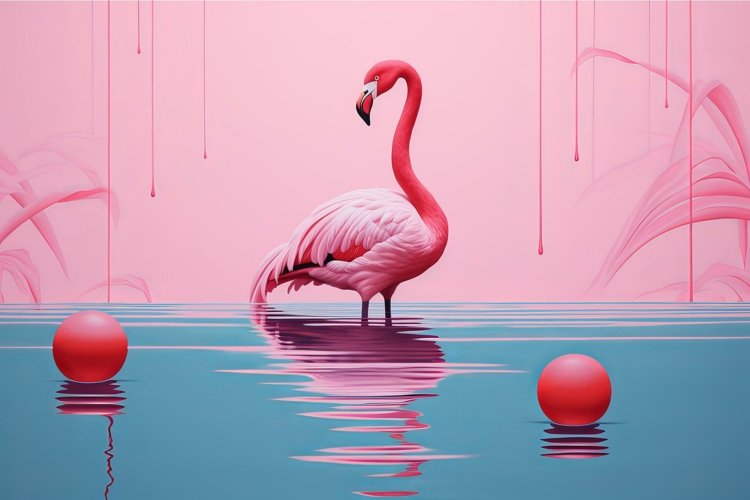 Flamingo Clipart Image 13