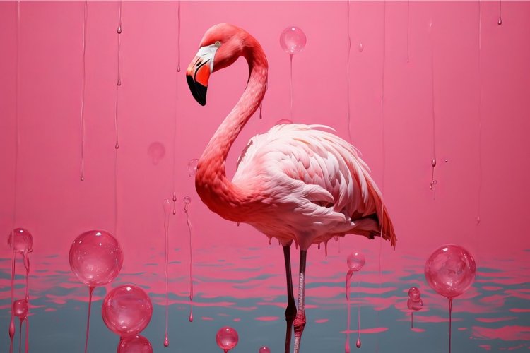Flamingo Clipart Image 2