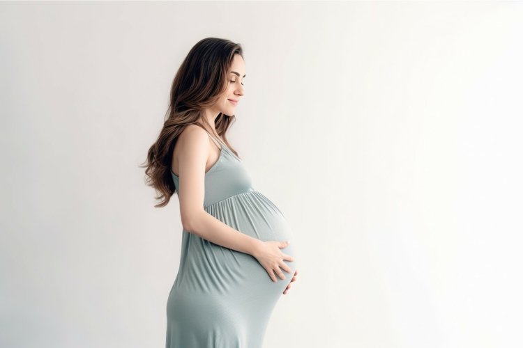 Pregnant woman. Generate Ai example image 1