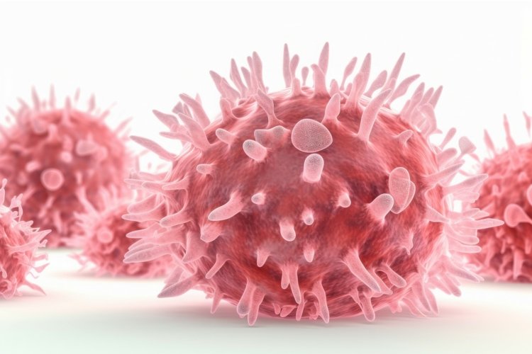 Realistic cytomegalovirus organism. Generate ai example image 1