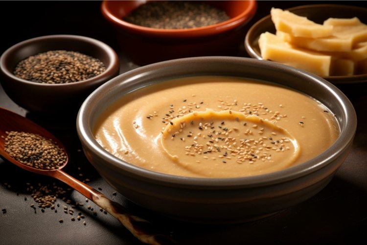 Rich Sesame paste. Generate Ai example image 1