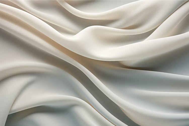 Soft Smooth wavy silk. Generate Ai example image 1