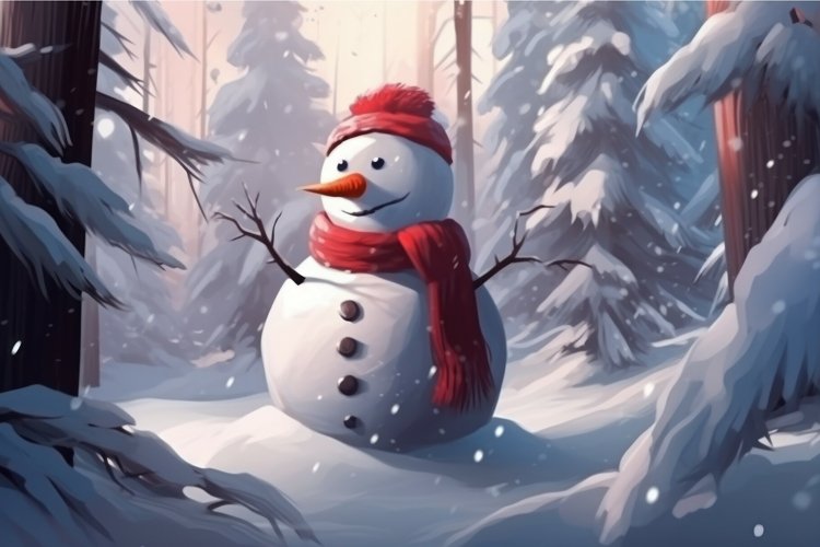 Snowman Clipart Image 13