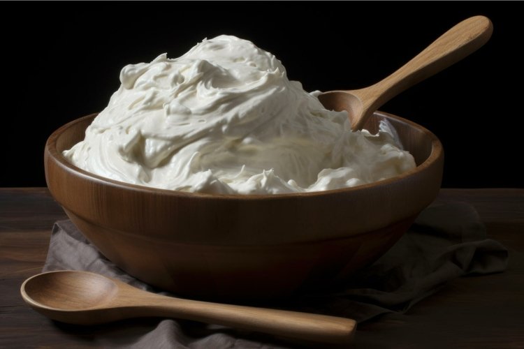 Decadent Sour cream. Generate Ai