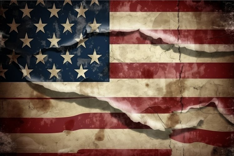 American Flag Clipart Image 10