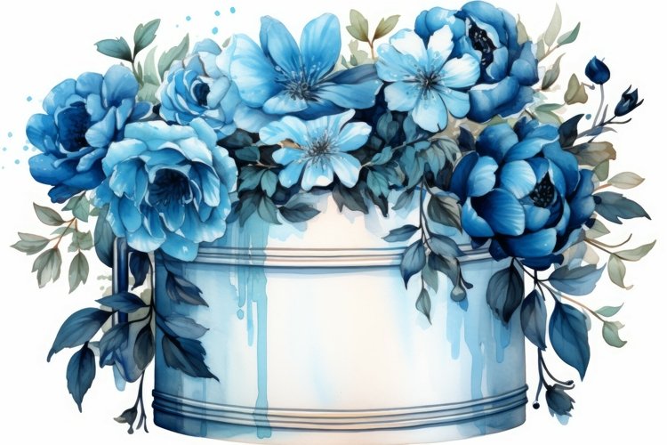 Blue Car Clipart Image 2