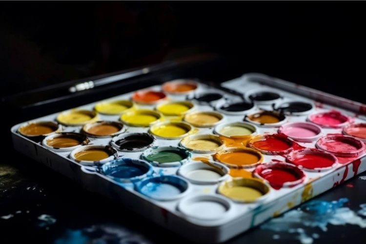 Art Palette Clipart Image 6