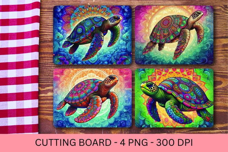 kitchen cutting board - turtle