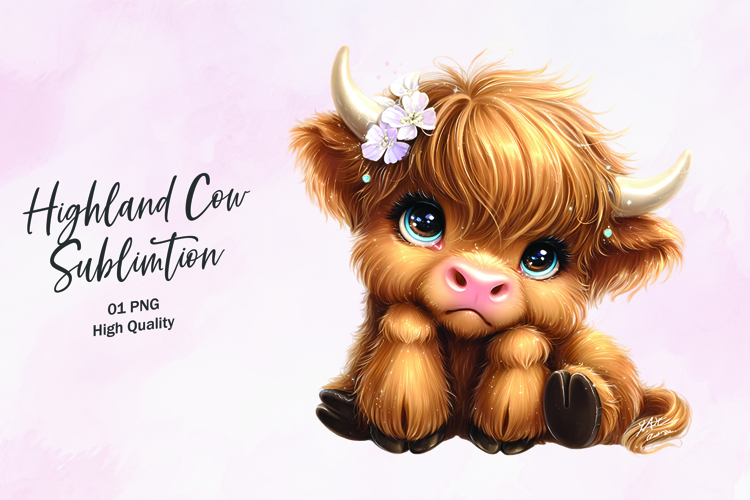Highland Cow Clipart Image 16