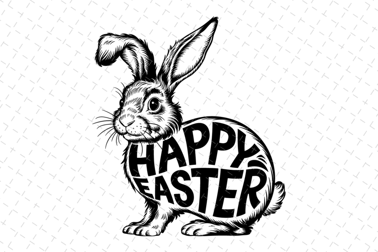 Happy Easter SVG Design | SVG Cut files