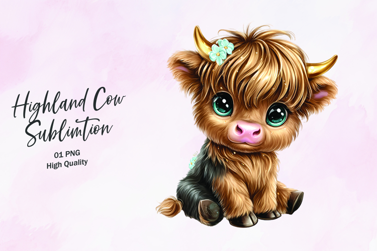 Highland Cow Clipart Image 14