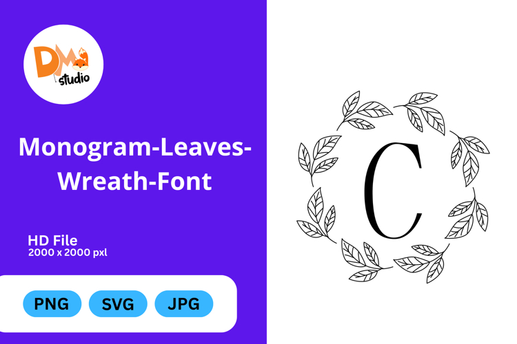 Floral Wreath Clipart Image 24